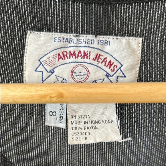 Armani Jeans Black Sleeveless Dress size 8 - Picture 3 of 7